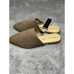 Mule Flats Charles Albert Women's 6 Brown/ Beige Shoes Work Casual NEW